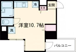 ONELIGHT博労町の間取り画像