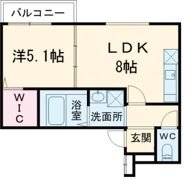 フジパレス中野公園北の間取り画像