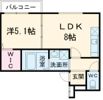 フジパレス中野公園北の間取り画像