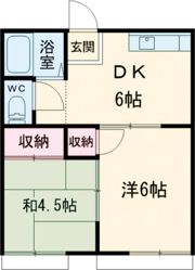 ハイツカトレアの間取り画像