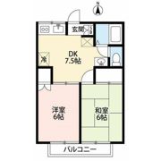 エコーハイツの間取り画像