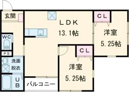 プライム神戸垂水の間取り画像