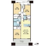デュオヒルズ仙台花京院ザ・タワーの間取り画像