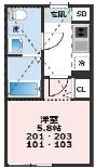 ガーデンヒルズ武蔵小杉の間取り画像