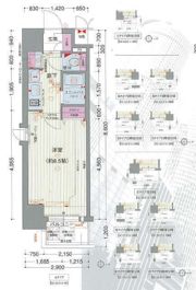 プレサンス名古屋駅前グランヴィルの間取り画像