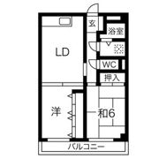 ハッピーコート駅南大路の間取り画像