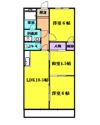グリーンハイツAの間取り画像