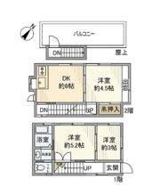 風渡野戸建の間取り画像