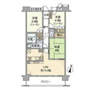 ライオンズプラザ平塚見附町の間取り画像