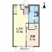 チーサー富田 Aの間取り画像
