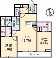 グランベレオの間取り画像