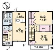 ヴィレッタ ジョイオーサ・セレナの間取り画像