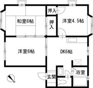 テラスハイムB棟の間取り画像