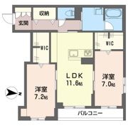 リックス エクラージュの間取り画像