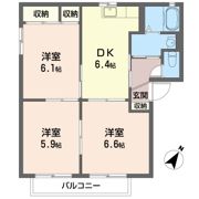 フレグランスEの間取り画像