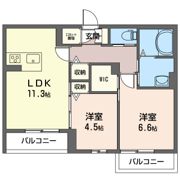プラージュ・ノムの間取り画像