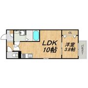 LECOCON岩倉Ⅲの間取り画像