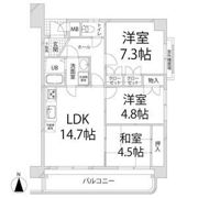 キャッスルコート安室の間取り画像