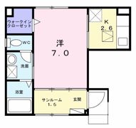シティーライトⅠの間取り画像