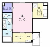 シティーライトⅠの間取り画像