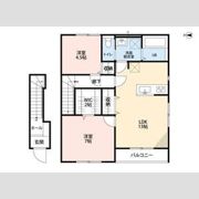 リーブルファイン草加稲荷4期の間取り画像