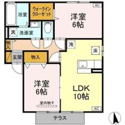 リビングタウンみどりのの間取り画像