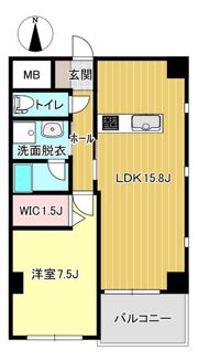 プレシエKAWASAKIの間取り画像