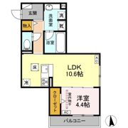 メラクラッツの間取り画像