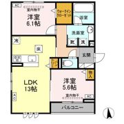 メラクラッツの間取り画像