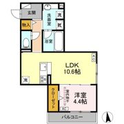 メラクラッツの間取り画像