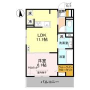 GRAMM竹田 B棟の間取り画像