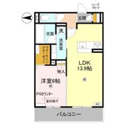 ラヴィエール南茨木Ⅰの間取り画像