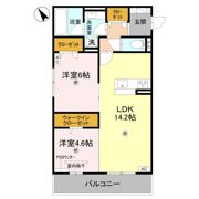 ラヴィエール南茨木Ⅱの間取り画像
