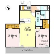 ラヴィエール南茨木Ⅱの間取り画像