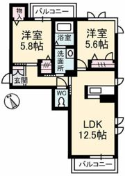 ラミメールの間取り画像