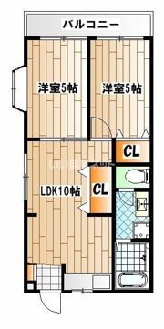 ドミール旭の間取り画像