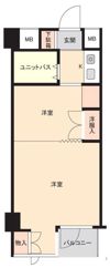 キャッスルマンション花咲の間取り画像