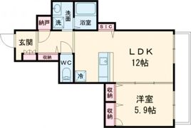 フェリーチェ上三条の間取り画像