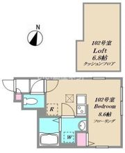 LunaⅡの間取り画像