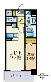 ウッドハーツの間取り画像