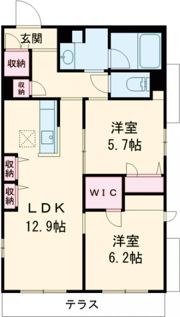 パラッツォ グロリオーサⅢの間取り画像