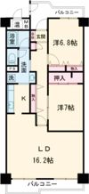 労住協永木町東ハイツの間取り画像