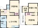 西松ヶ丘戸建の間取り画像