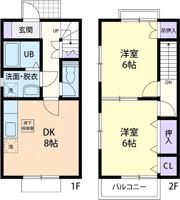 ランポ牛久の間取り画像