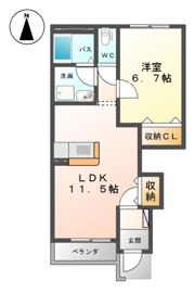 ローズパレスの間取り画像