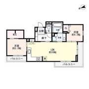極稀(ごくまれ)の間取り画像
