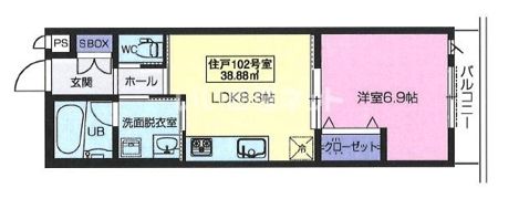 ふじみアプリコットガーデンの間取り画像