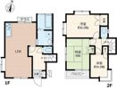 狭山市水野戸建の間取り画像