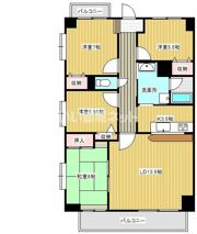 朝日プラザ幸手の間取り画像
