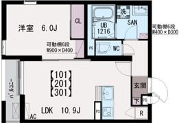 IXO・北大宮の間取り画像
